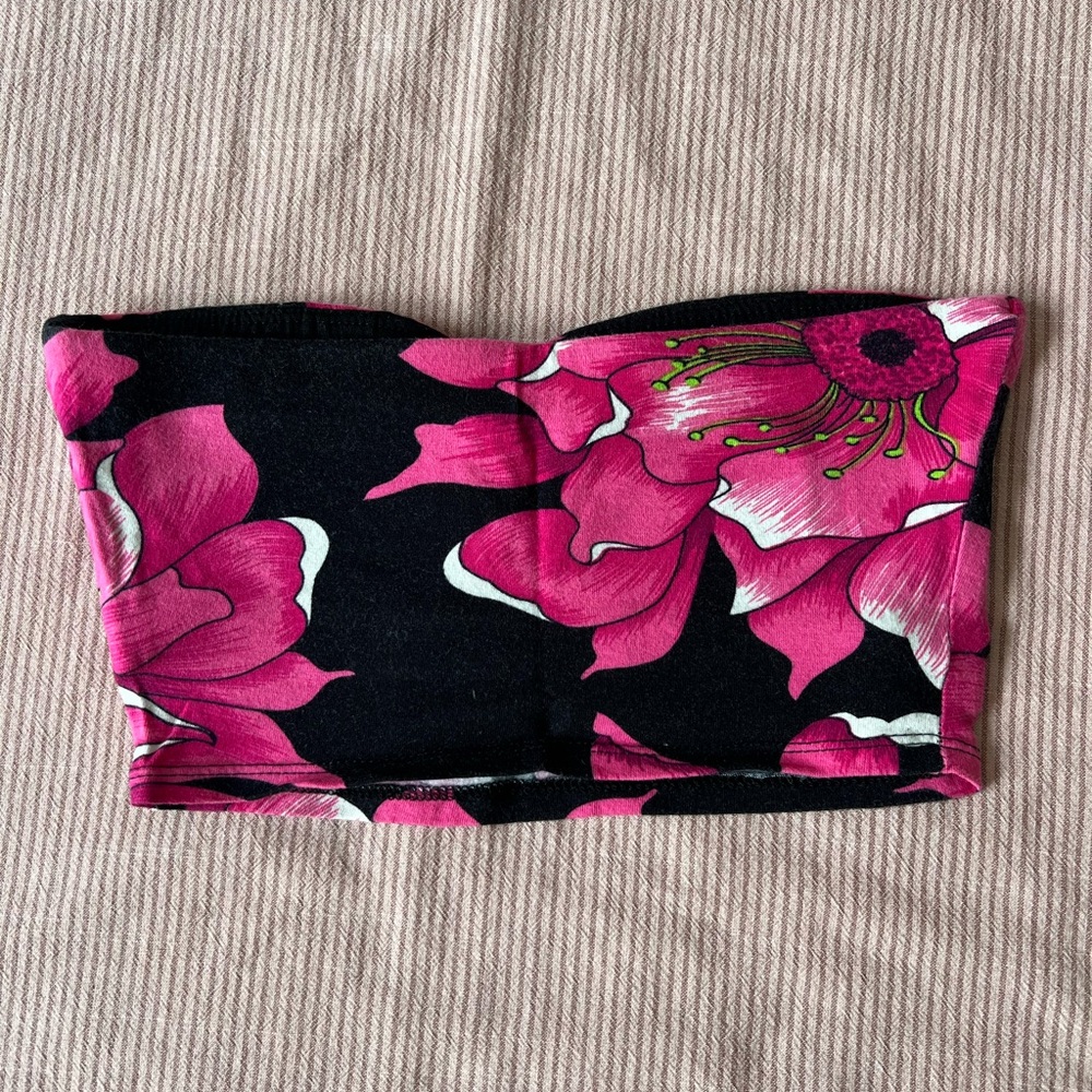 Pink Flower Bandeau